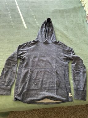Reigning Champ Heathered Blue Hooded Pullover small